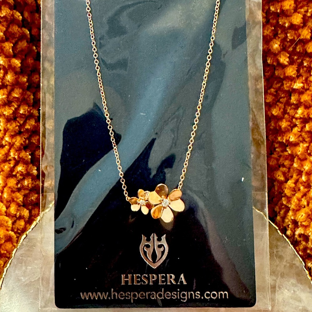 Hespera Rose Gold Necklace